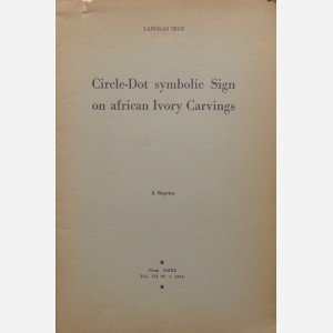 Circle-Dot symbolic Sign on African Ivory Carvings