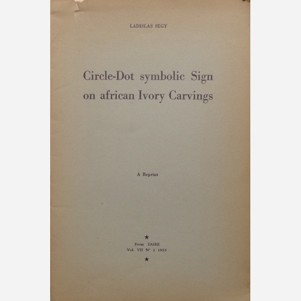 Circle-Dot symbolic Sign on African Ivory Carvings