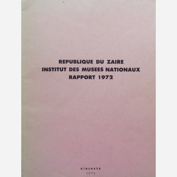 Republique du Zaire Institut des Musees Nationaux 