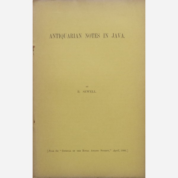 Antiquarian Notes in Java