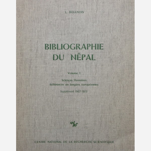 Bibliographie du Népal Volume 1