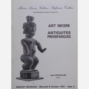 Drouot Richelieu Maîtres Laurin Guilloux Buffetaud Cailleux Art Nègre Antiquités Préhispaniques 9/10/1991