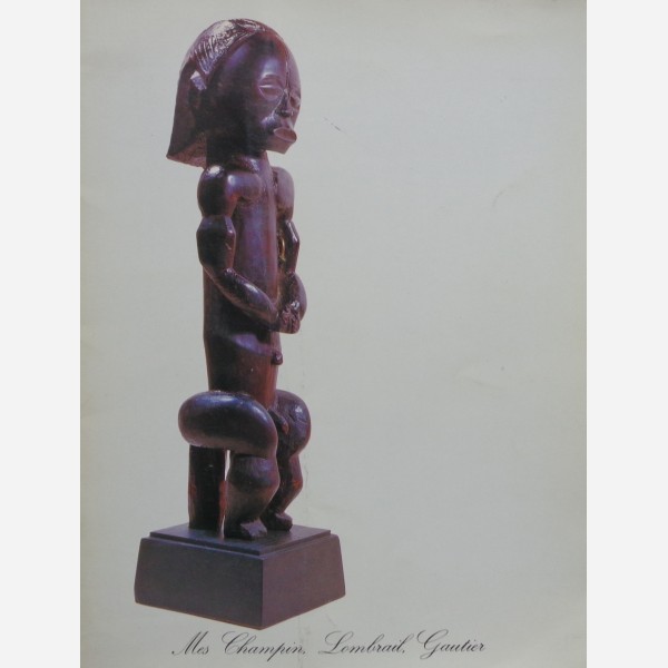 Enghien Hotel des ventes Arts Primitifs coll. d'art africain de M. X... réalisée entre 1930 et 1950