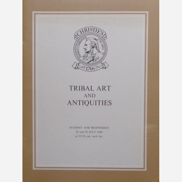 Christie's, London, 22 & 23/07/1980