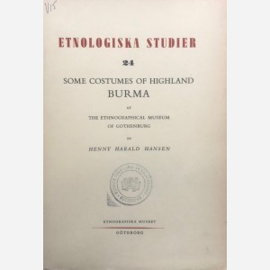 Some costumes of Highland Burma