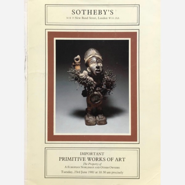 Sotheby's, London, 23/06/1981