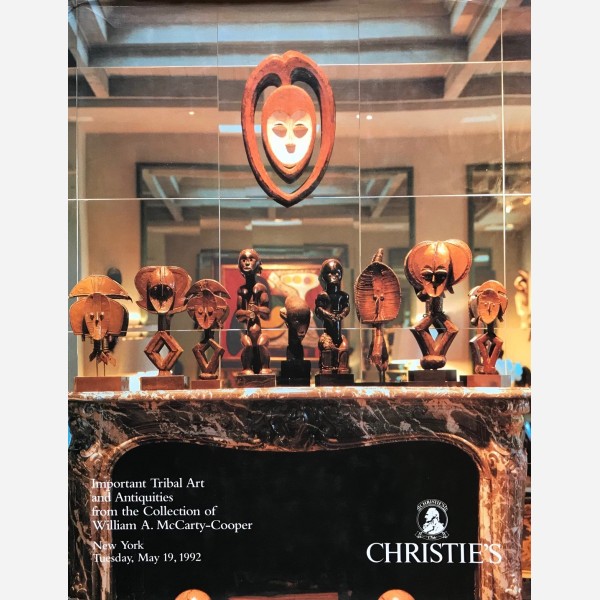 Christie's New York 19 May 1992 Important Tribal Art and Antiquities from the Collection of William A. McCarty-Cooper
