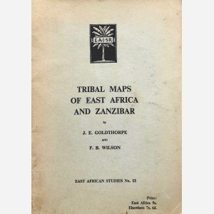 Tribal Maps of East Africa and Zanzibar