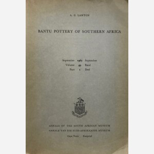 Bantu Pottery of Southern Africa