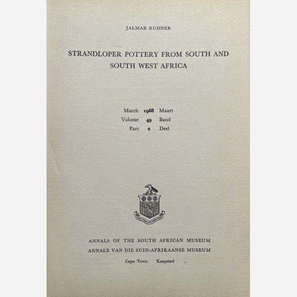 Strandloper Pottery from South and South West Africa