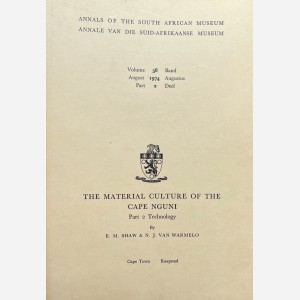 The Material Culture of the Cape Nguni