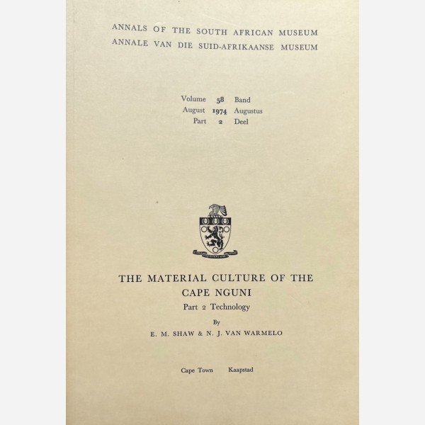 The Material Culture of the Cape Nguni