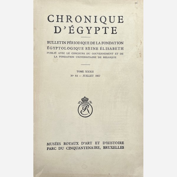 Chronique d'Egypte