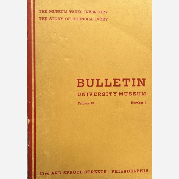 Bulletin University Museum vol. 15 number 4