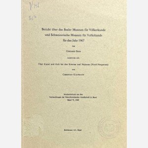 Über Kunst und Kult bei den Kwoma und Nukuma (Nord-Neuguinea)