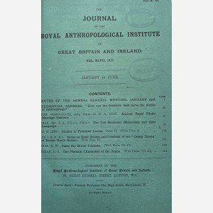 The Journal of the Royal Anthropological Institute