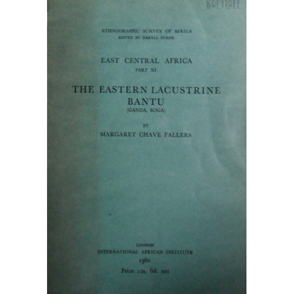 East Central Africa part XI