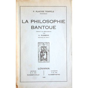 La Philosophie Bantoue