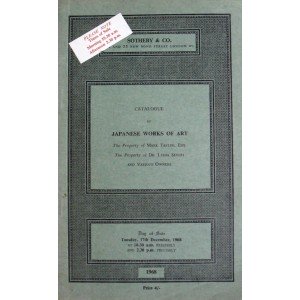 Sotheby's & Co. London Catalogue of Japanese works of art 17/12/68