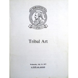 Chritie's 1766 Tribal Art 13/7/77