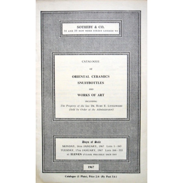 Sotheby's 16-17/1/67