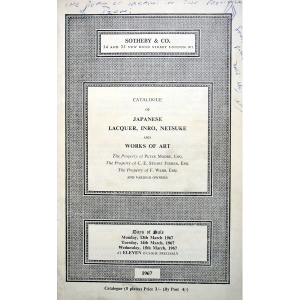 Sotheby & Co. 13-14-15/3/67