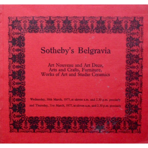 Sotheby's Belgravia 30-31/03/1977
