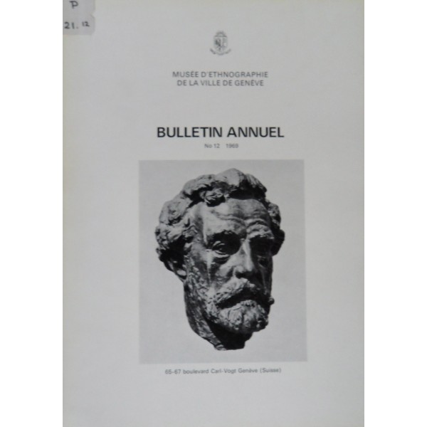 Bulletin Annuel N°12 1969
