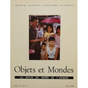 Objets et Mondes, Tome XI-Fasc.4 Hiver 1971