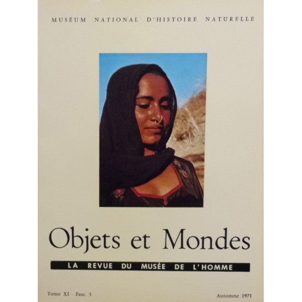 Objets et Mondes, Tome XI-Fasc.3 Automme 1971