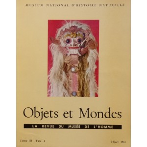 Objets et Mondes, Tome III-Fasc. 4 Hiver 1963