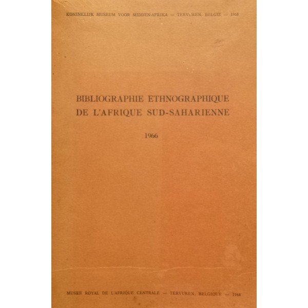 Bibliographie ethnographique de l'Afrique Sud-Saharienne