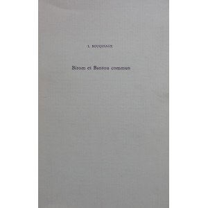 Birom et Bantou commun