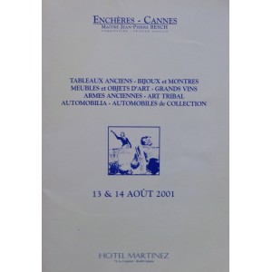 Enchères-Cannes 13-14/08/2001