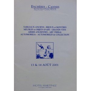 Enchères-Cannes 13-14/08/2001