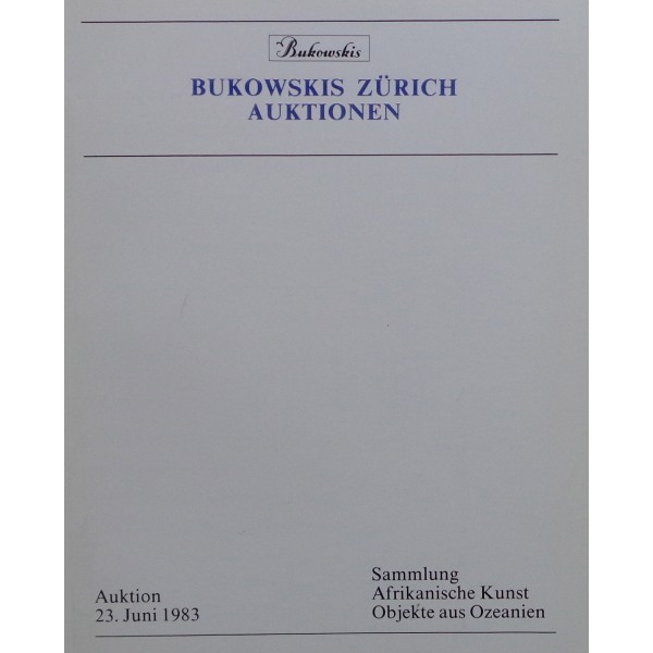 Bukowskis, Z&uuml;rich Auktionen, 23/06/1983