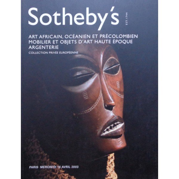 Sotheby's, Paris, 16/04/2003