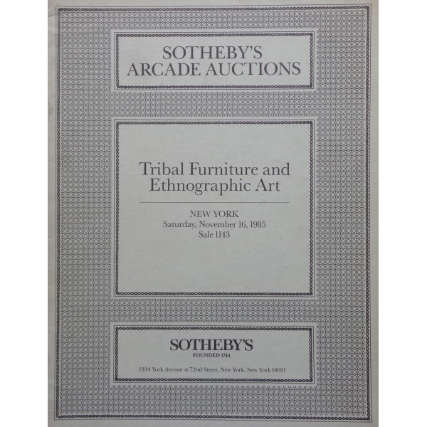 Sotheby's, New york, 16/11/1985