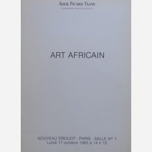 Ader Picard Tajan, Paris, 17/10/1983