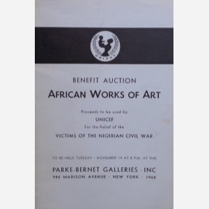 Parke-Bernet Galleries, New York, 19/11/1968