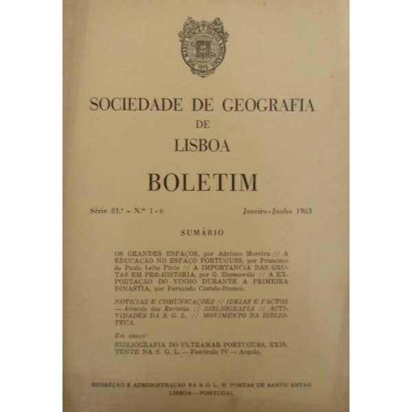 Boletim - Sociedad De Geografia de Lisboa 
