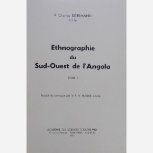 Ethnographie du Sud-Ouest de l'Angola