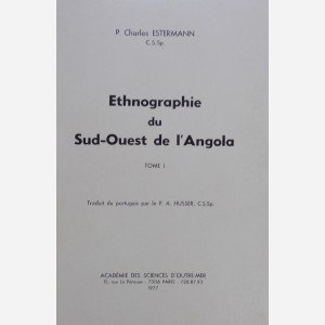 Ethnographie du Sud-Ouest de l'Angola