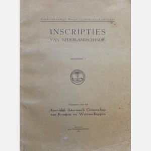 Inscripties van Nederlandsch-Indië
