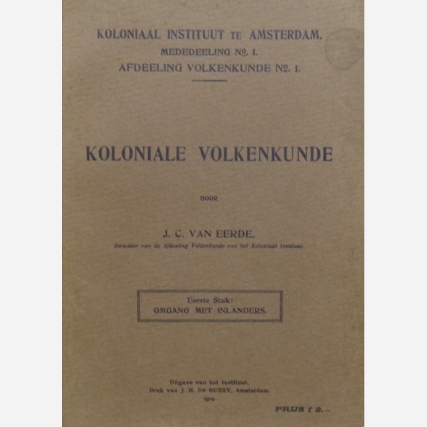 Koloniale Volkenkunde