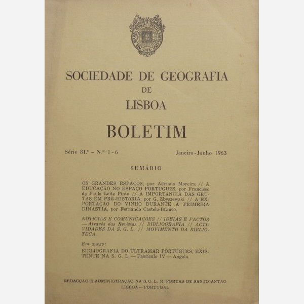 Sociedade de Geografia de Lisboa Boletim